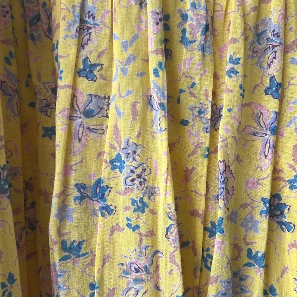 Yellow Floral Maxi Dress - Picture 3 of 6